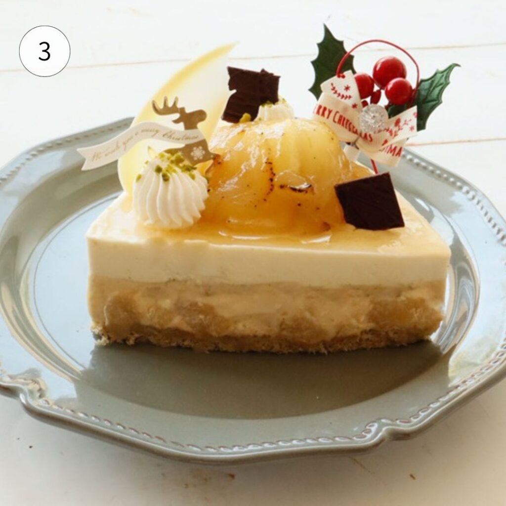 洋なしと紅茶のムース、グルテンフリー