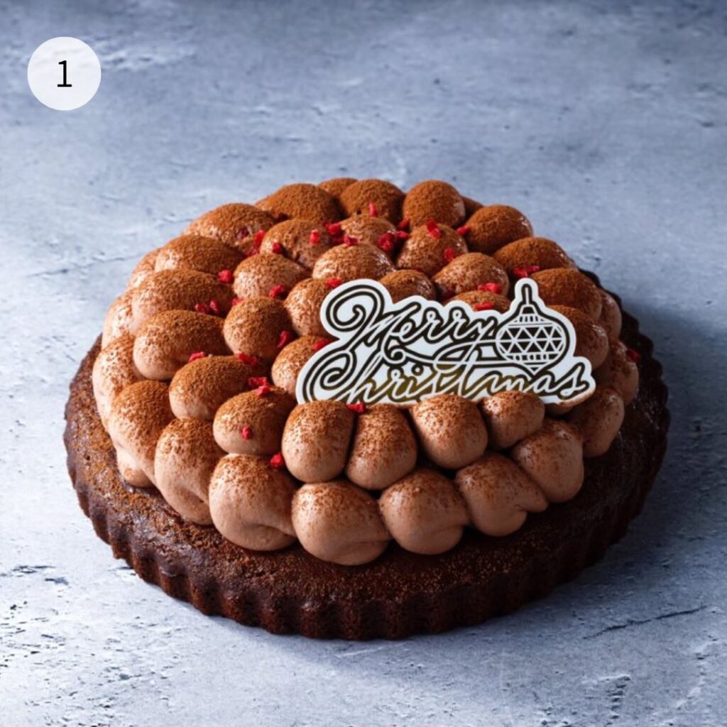 グルテンフリーのフォレノワールタルト(チョコとさくらんぼ)