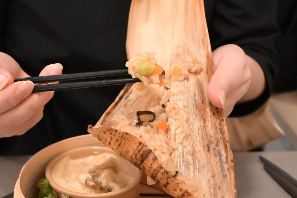 ゆか食堂のせいろ料理・中華ちまき