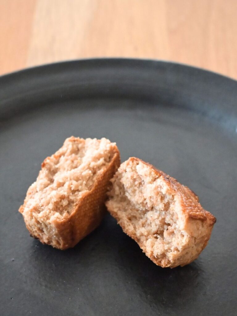 晴れ、ときどきしかく プレーンスコーン断面