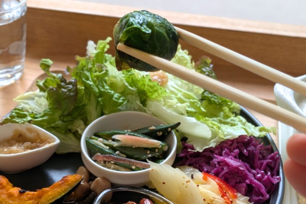 ハレカフェ デリプレートの野菜