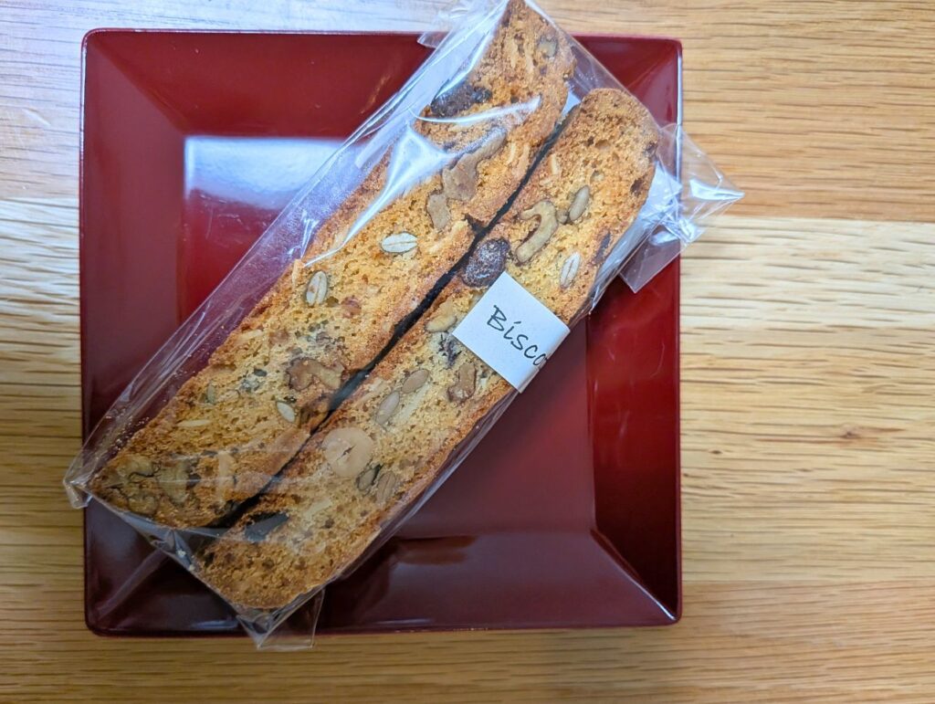 GO＆Vegeの米粉とナッツのビスコッティ